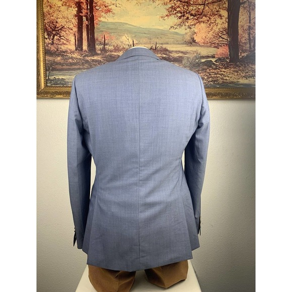 38R NWT Indochino Custom Baby Blue Blazer - Suit Jacket - Picture 9 of 13